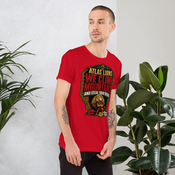 Atlas Lions – We Climb Mountains And Steal Your Dreams – World Cup 2026 Tee
